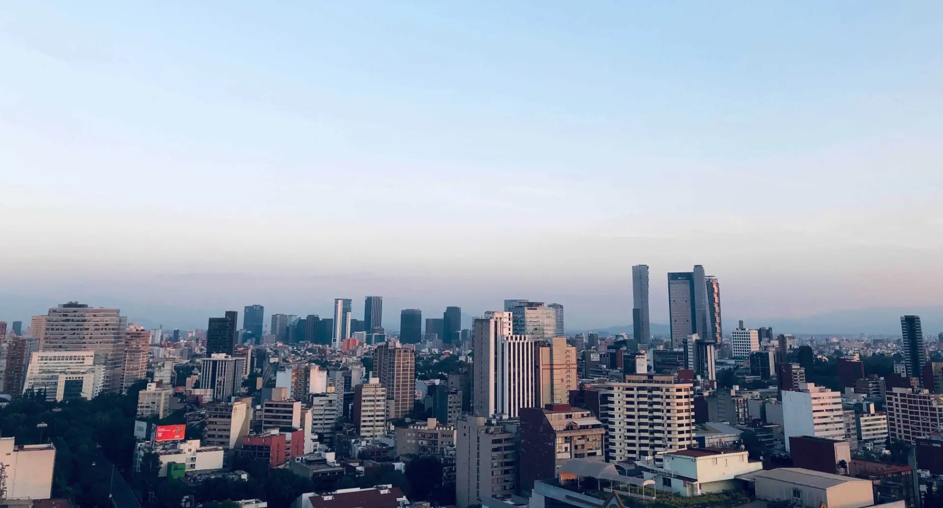 Vista de Guadalajara desde las oficinas de Notaría 74